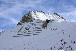 Photo Textures of Background Snowy Mountains