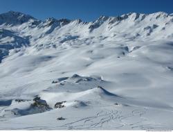 Photo Textures of Background Snowy Mountains