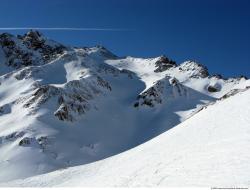 Photo Textures of Background Snowy Mountains