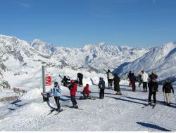 Photo Textures of Background Snowy Mountains