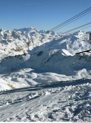 Photo Textures of Background Snowy Mountains