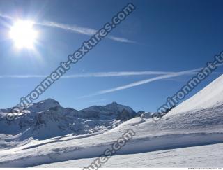 Photo Texture of Background Snowy Mountains