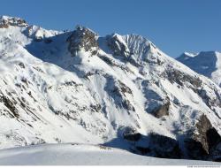 Photo Textures of Background Snowy Mountains