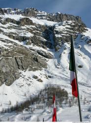 Photo Textures of Background Snowy Mountains