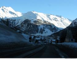 Photo Textures of Background Snowy Mountains