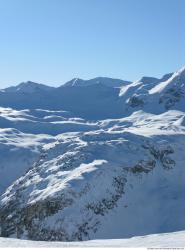 Photo Textures of Background Snowy Mountains