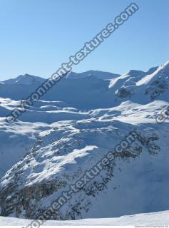 Photo Texture of Background Snowy Mountains