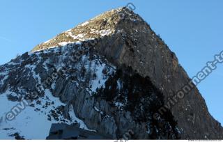 Photo Texture of Background Snowy Mountains