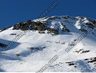 Photo Texture of Background Snowy Mountains