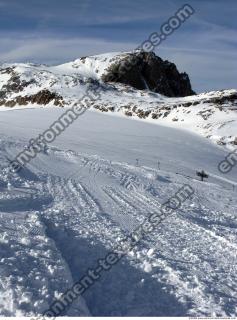 Photo Texture of Background Snowy Mountains