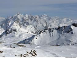 Photo Textures of Background Snowy Mountains