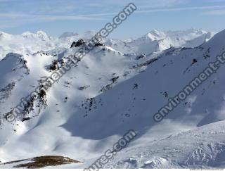 Photo Texture of Background Snowy Mountains