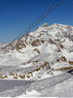 Photo Texture of Background Snowy Mountains