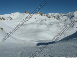 Photo Texture of Background Snowy Mountains