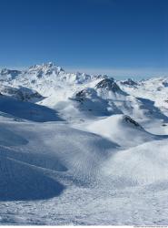 Photo Textures of Background Snowy Mountains