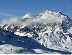 Photo Textures of Background Snowy Mountains