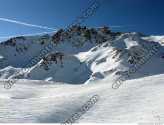 Photo Texture of Background Snowy Mountains