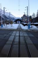 Photo Texture of Background Railways