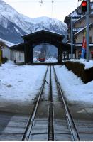 Photo Texture of Background Railways