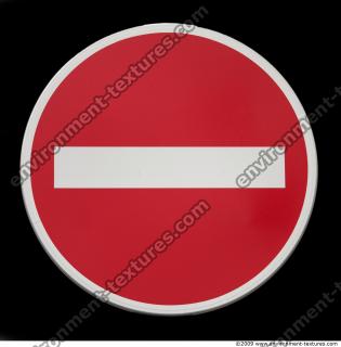 Photo Texture of Prohibition Traffic Sign