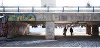 Photo Texture of Building Overpass