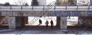 Photo Texture of Building Overpass