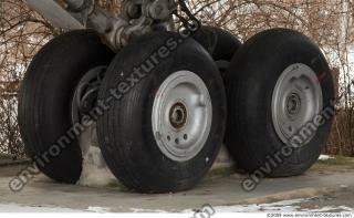 Photo Texture of Aeroplane Wheel