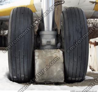 Photo Texture of Aeroplane Wheel