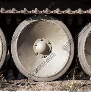 Photo Texture of Tank Wheel