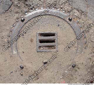 Ground Sewer Grate 0001