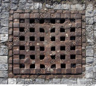 Ground Sewer Grate 0008