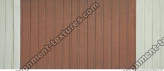 Photo Texture of Metal Corrugated Plates Painted