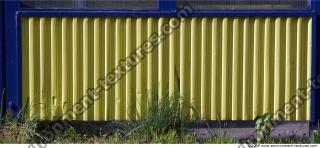 Photo Texture of Metal Corrugated Plates Painted