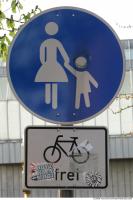 Photo Texture of Pedestrian Traffic Sign