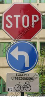 Photo Texture of Stop Traffic Sign