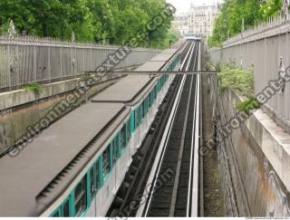 Photo Texture of Background Railways