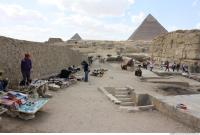 Background street of Giza