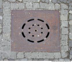 Ground Sewer Grate