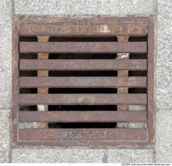 Ground Sewer Grate