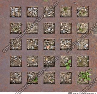 Photo Texture of Metal Floor Rusted