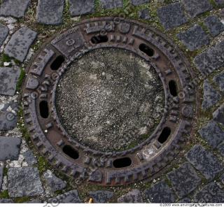 Ground Sewer Grate 0001