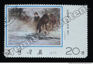 Photo Texture of Postage Stamp