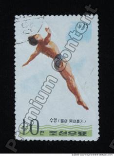 Photo Texture of Postage Stamp