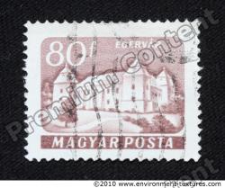 Photo Textures of Postage Stamp