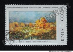 Photo Textures of Postage Stamp