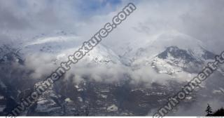 Photo Textures of Background Snowy Mountains