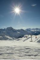 Photo Texture of Background Snowy Mountains