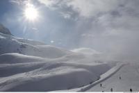 Photo Texture of Background Snowy Mountains