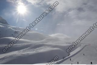 Photo Texture of Background Snowy Mountains