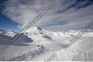 Photo Texture of Background Snowy Mountains